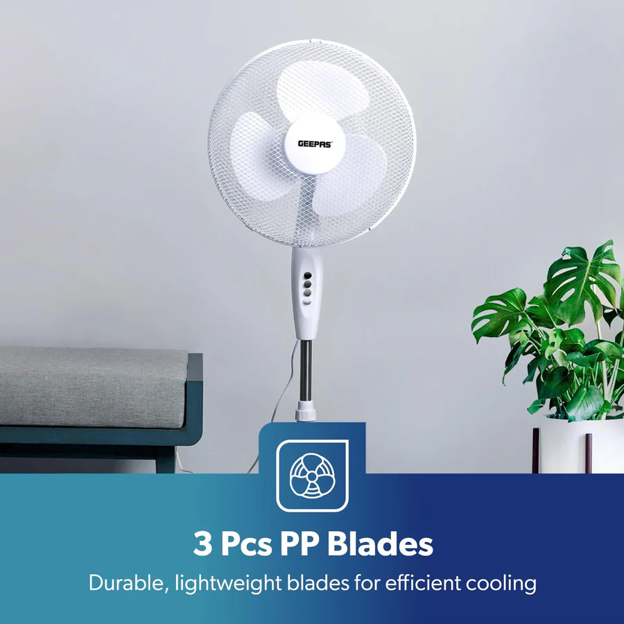 GEEPAS-16in-pedestal-fan-Merch-&-Carter-3pcs-PP-blades GEEPAS-16in-pedestal-fan-for-home-office-Merch-&-Carter