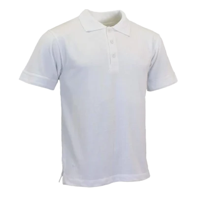 Polo-Shirt-white-Urban-Road-Mens-Premium-Comfort-Fit-Short-Sleeve-Plain-Merch-&-Cart