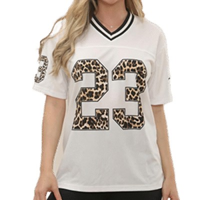 WhiteLeopard Base Print Varsity T-Shirt