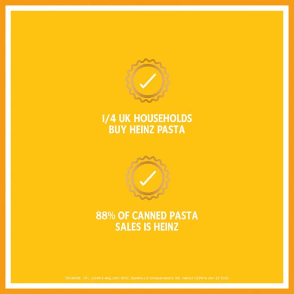 Heinz macaroni Cheese PMP Merch & Carter