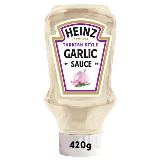 Merch-&-Carter-Heinz-Turkish-style-Garlic-Sauce-420G Merch & Carter, Heinz Turkish Style Garlic Sauce 420g