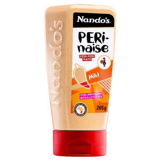 Merch-&-Carter-Nando's-Mild-Perinaise-265g Merch & Carter, Nando's Mild Perinaise 265g Cool Creamy Mayonnaise blended with Peri-Peri Chillies from Southern Africa