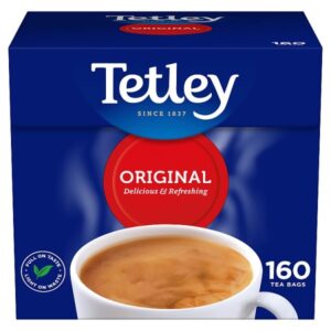 Merch & Carter, Tetley original tea 160 bags 500 grams of quality black tea.