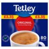 Merch & carter Tetley original tea 80 bags pack