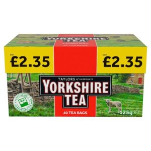 Merch & Carter, Yorkshire tea 40bags 125grams