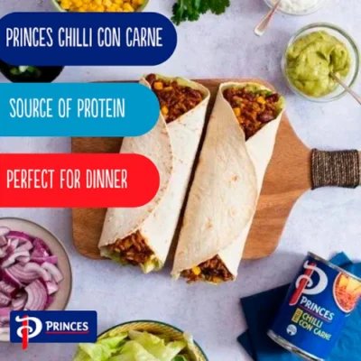 Princes Mild Chilli Con Carne Merch & Carter sale
